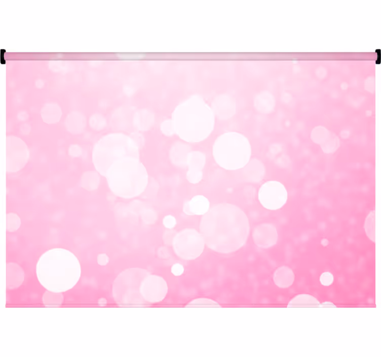 Zavjese za spavaću sobu s ružičastim bokeh svjetlima - TenStickers