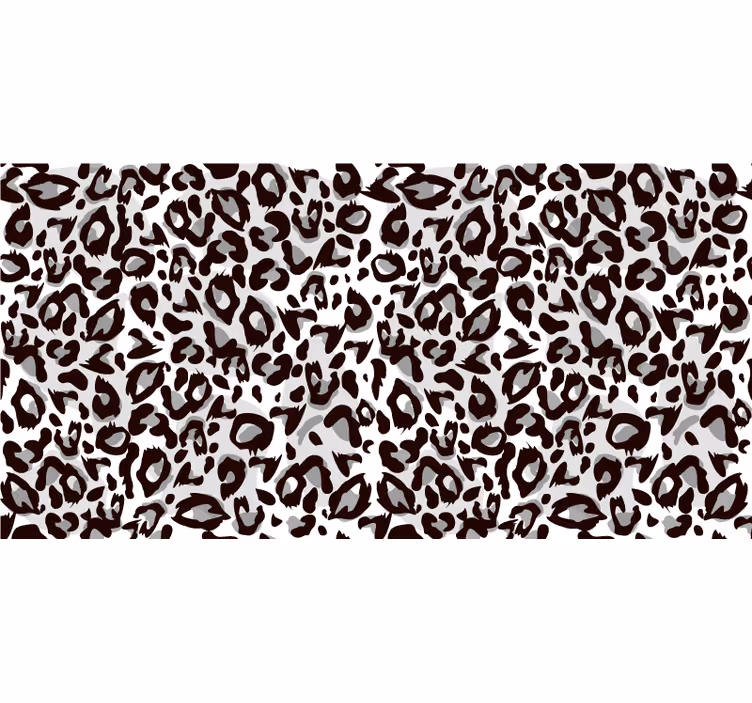 Zavjese za spavaću sobu crni leopard - TenStickers