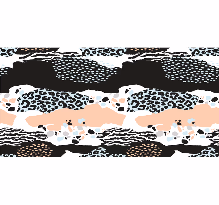 Zavjese za spavaću sobu elegantna leoparda koža - TenStickers