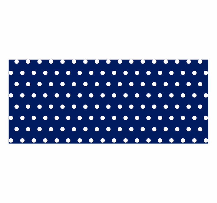 Zavjese za spavaću sobu s bijelim točkicama - TenStickers