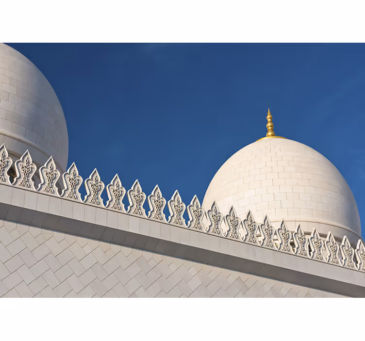 Bijele zavjese emirates sheikh zayed - TenStickers