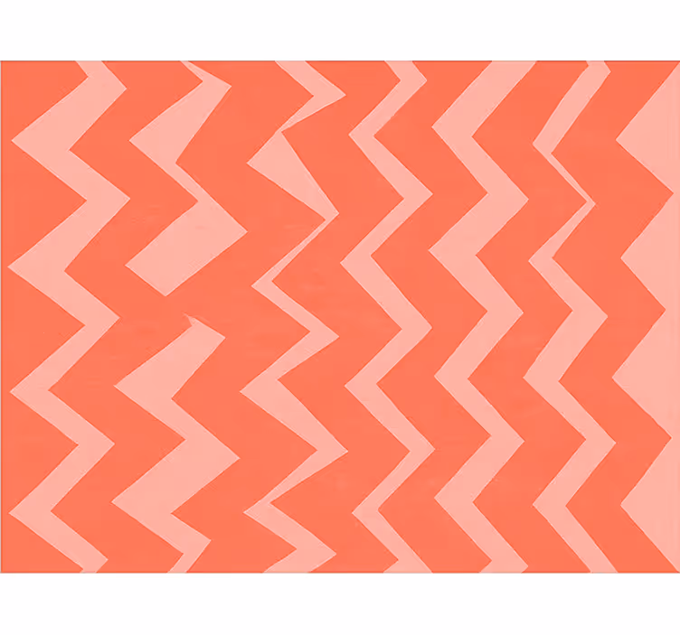 Zavjese za dnevni boravak s ružičastim zig zag uzorkom - TenStickers
