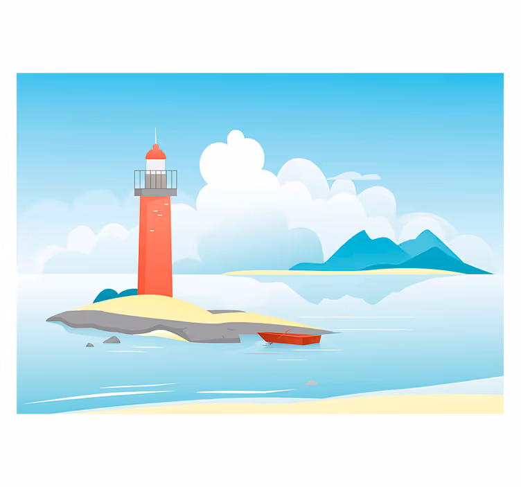 Zavjese za dječju sobu san o visokim morima - TenStickers