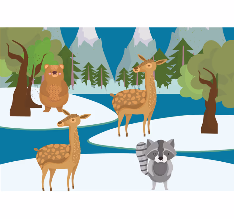 Zavjese za dječju sobu plavo nebo s oblacima - TenStickers