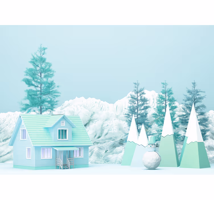 Zavjese za dječju sobu s ilustracijom farme u šumi - TenStickers