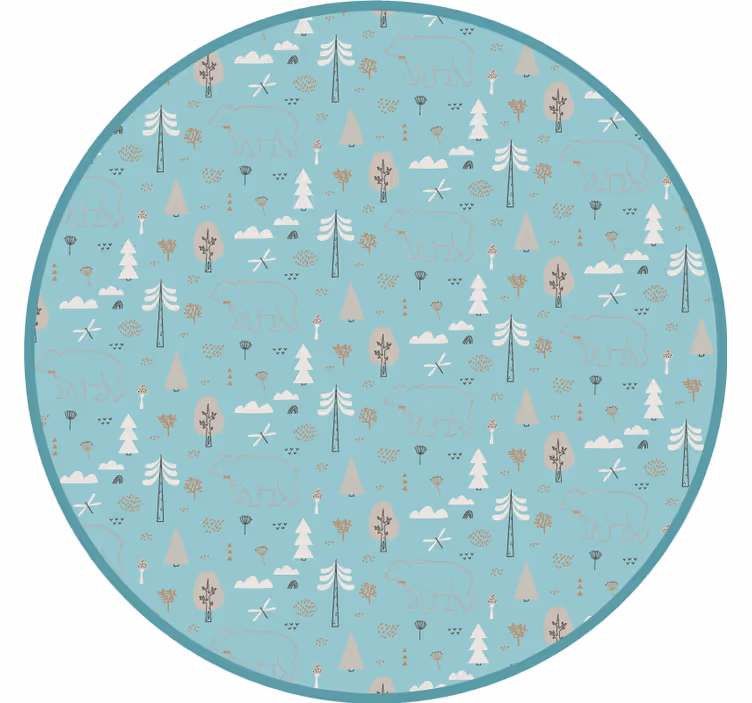 Zavjese za dječju sobu u geometrijskom nordijskom stilu - TenStickers