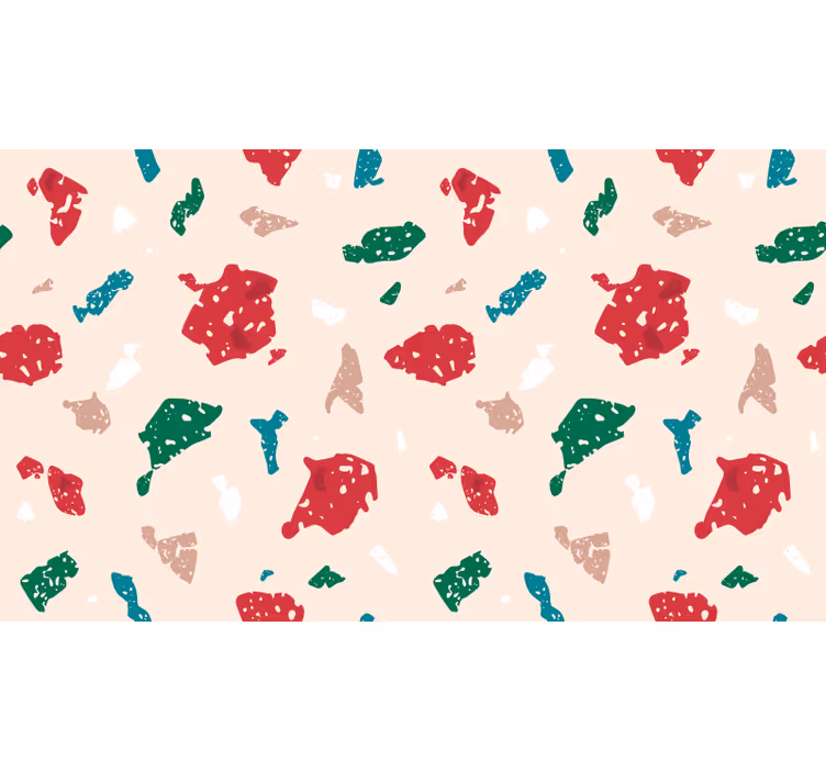Zavjese za dječju sobu s terrazzo uzorkom - TenStickers