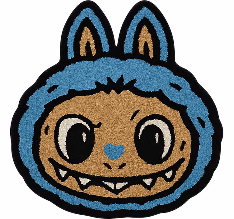 Zavjese za dječju sobu blue labubu dizajn - TenStickers