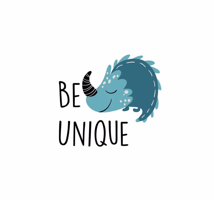 Zavjese za dječju sobu s jedinstvenim nordijskim dinosaurima - TenStickers