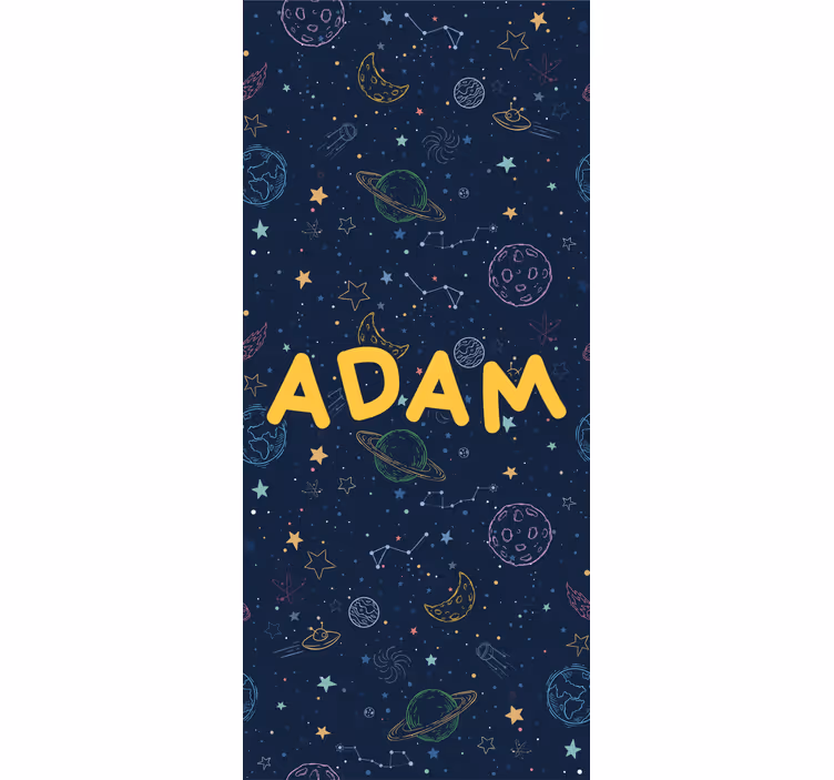 Zavjese za dječju sobu planeti u svemiru - TenStickers