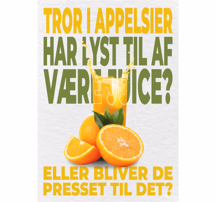 Zavjese za kuhinju naranče žele biti sok? - TenStickers