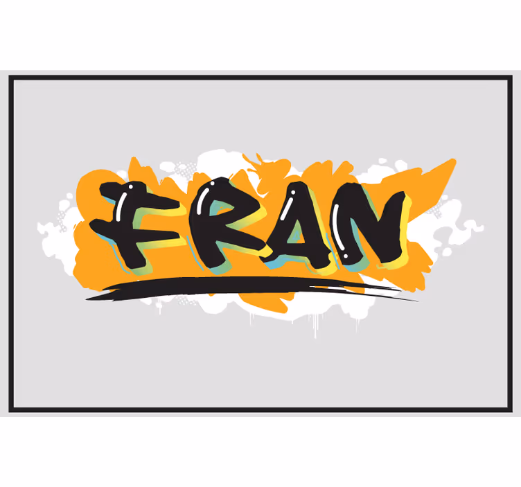 Sive zavjese u urbanoj stilu s šarenim grafitima - TenStickers