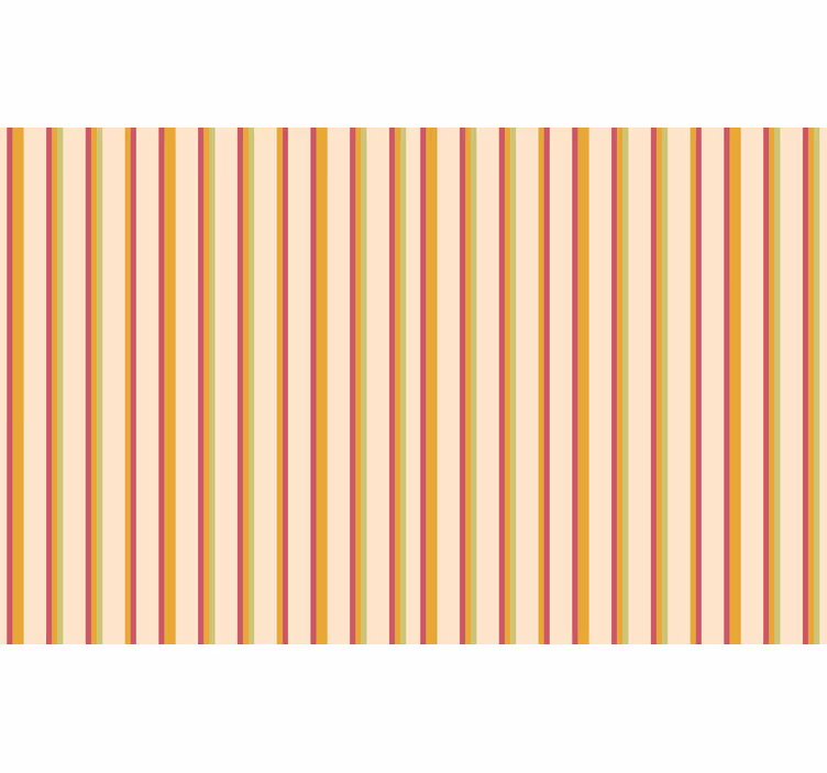 Rolo zavjese naranča s retro pastelnim prugama - TenStickers