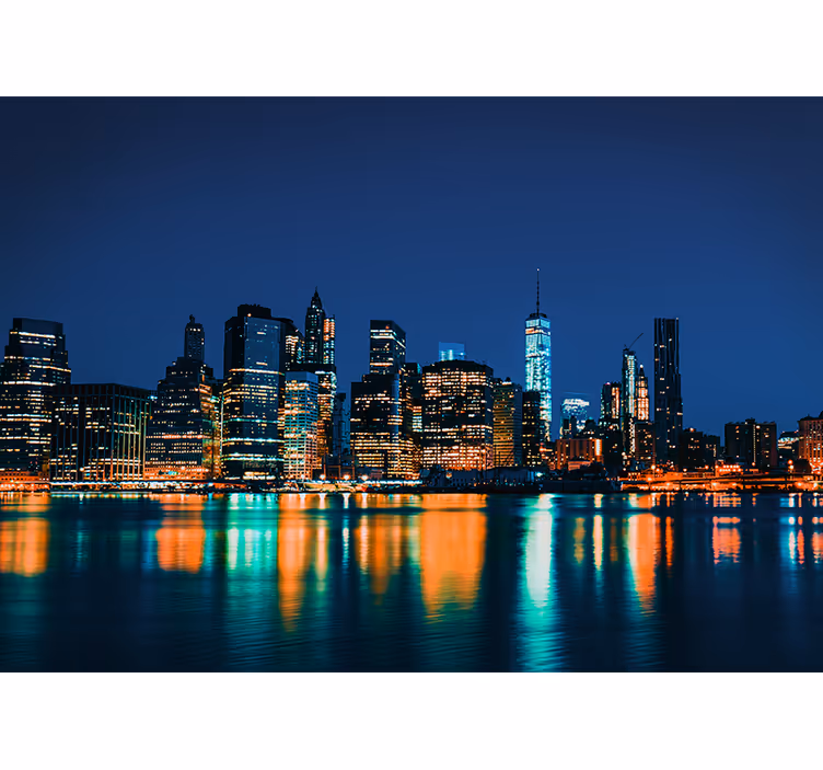 Zavjese za spavaću sobu new york noću - TenStickers