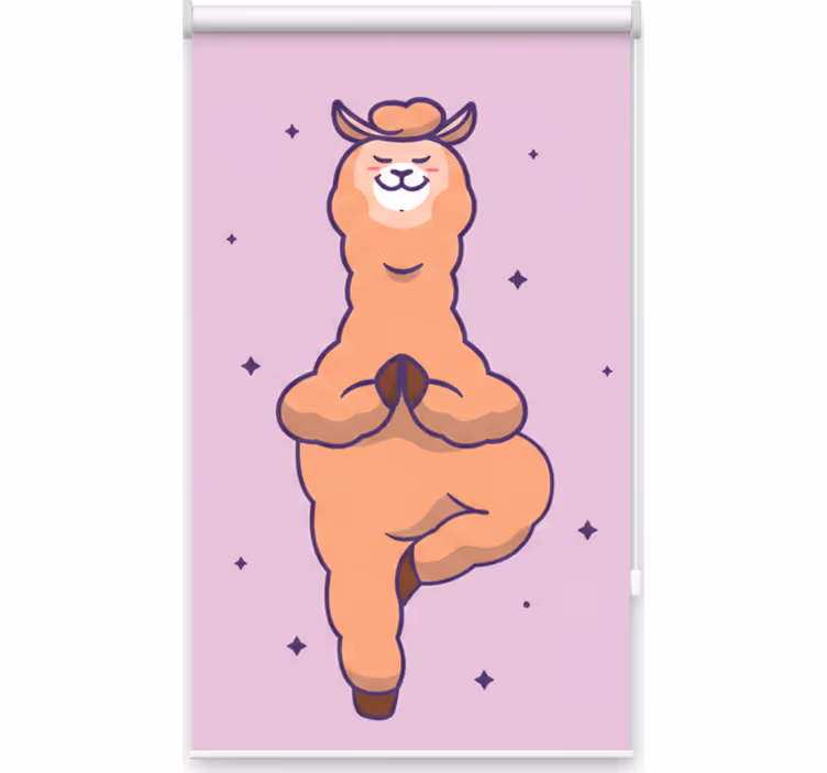 Rolo zavjese tinejdžerski fitness lama - TenStickers