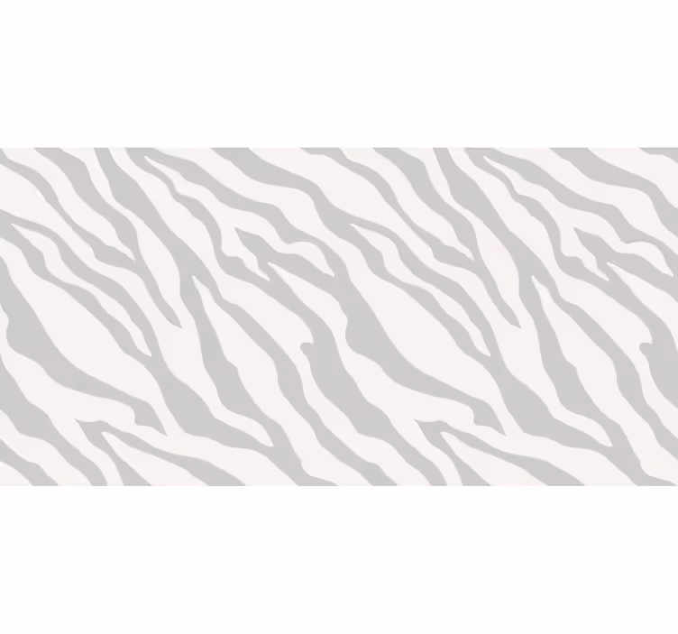 Sive zavjese sa svijetlosivim uzorkom zebre - TenStickers