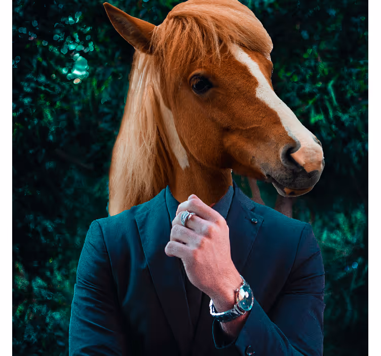 Rolo zavjese ured mister konj - TenStickers