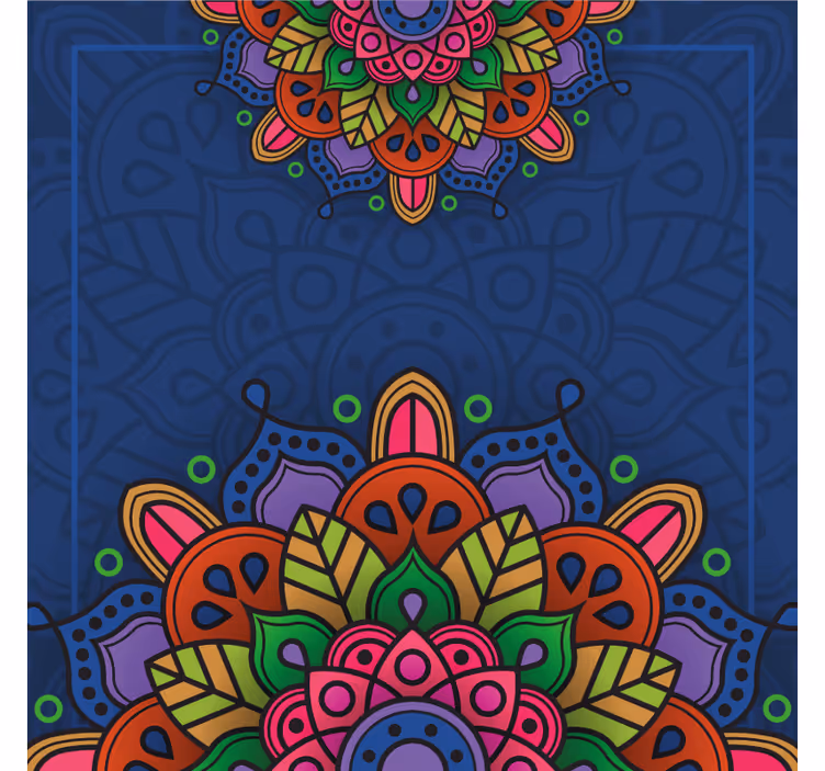 Rolo zavjese ured s mandala uzorkom - TenStickers