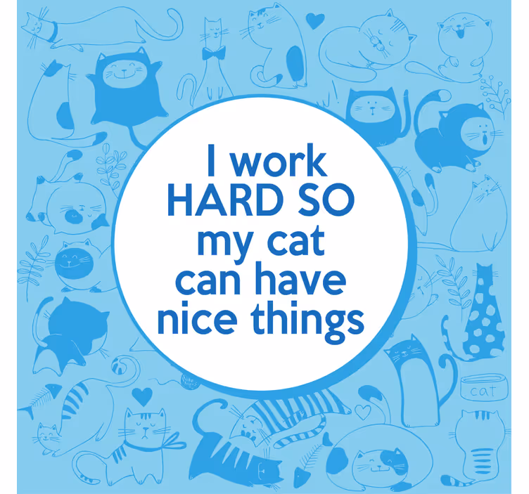 Rolo zavjese ured s motivirajućim citatom o ljubimcima - TenStickers