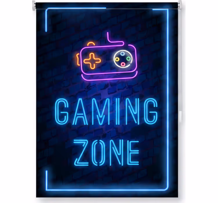 Rolo zavjese tinejdžerski za gaming zonu - TenStickers