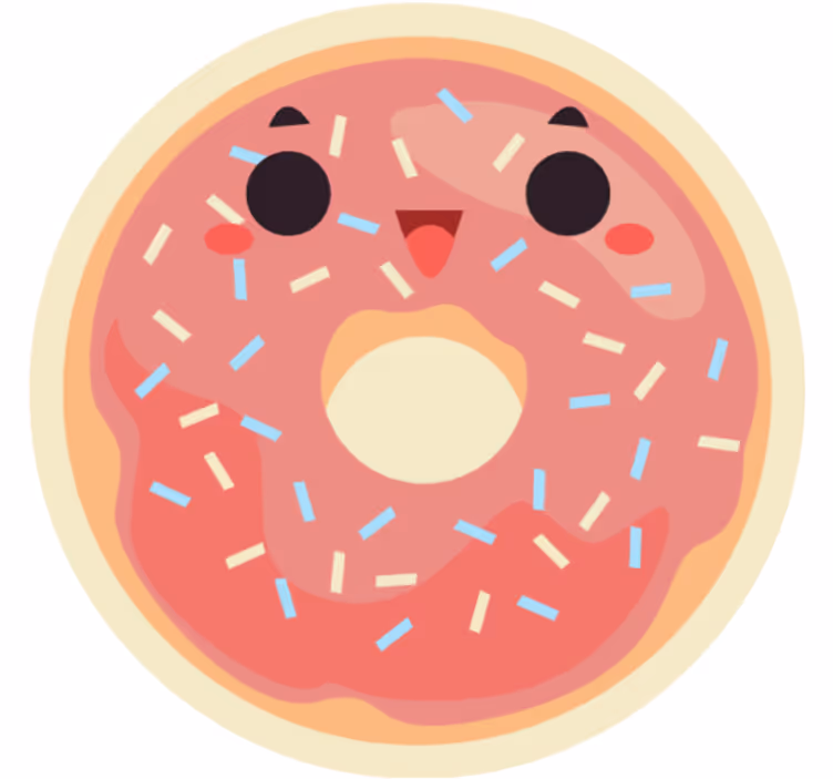 Rolo zavjese zabava s anime krafnama - TenStickers