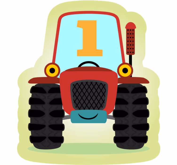Rolo zavjese zabava najbolji traktor - TenStickers