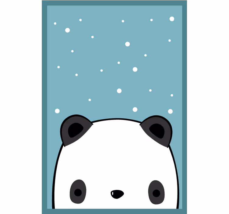 Rolo zavjese zabava slatka panda - TenStickers