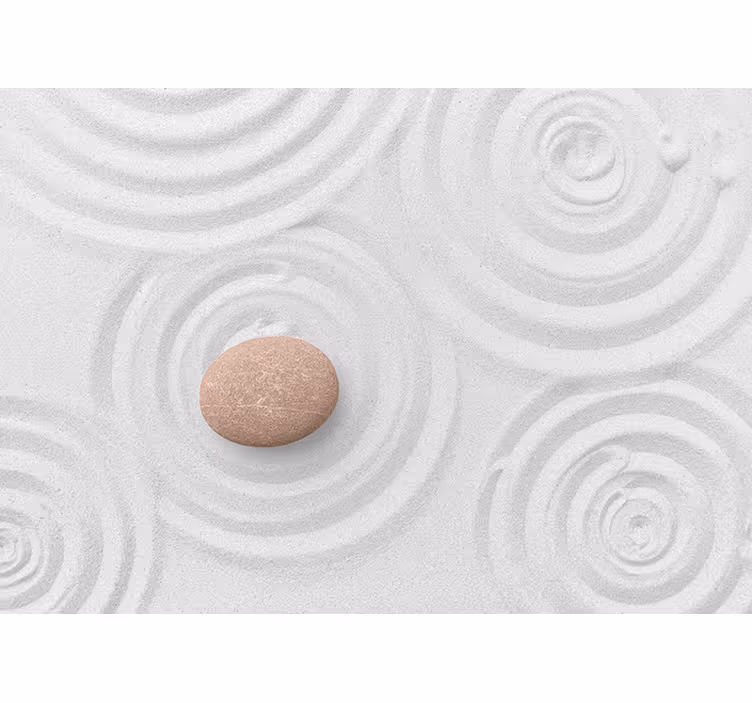 Rolo zavjese zen - tapeta kao kap u pijesku - TenStickers