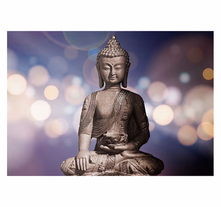 Rolo zavjese zen s tapetom amethyst buddha - TenStickers