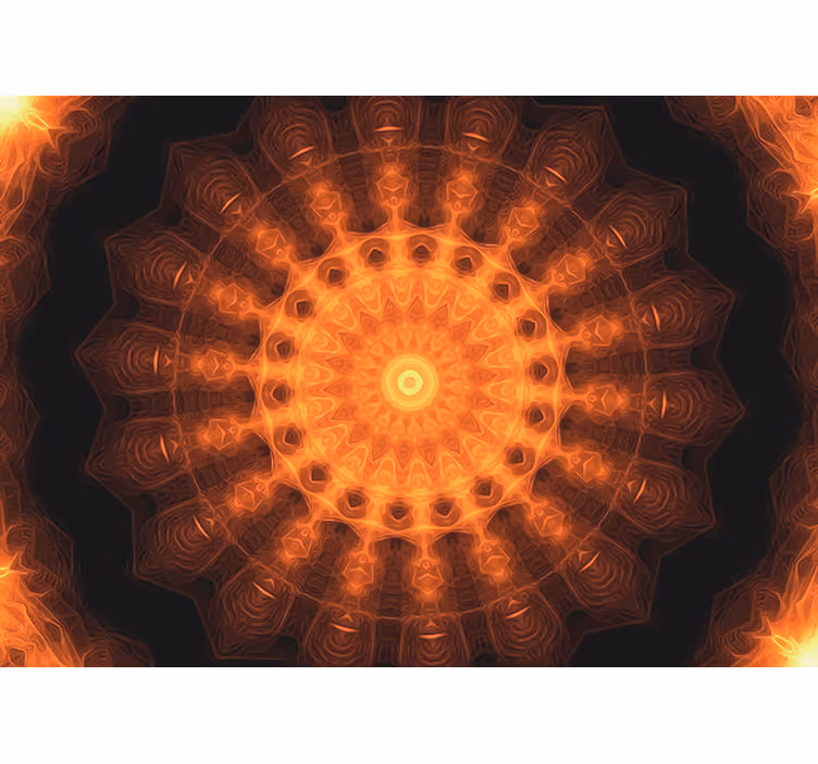 Rolo zavjese zen mandala oslikani izlazak sunca - TenStickers
