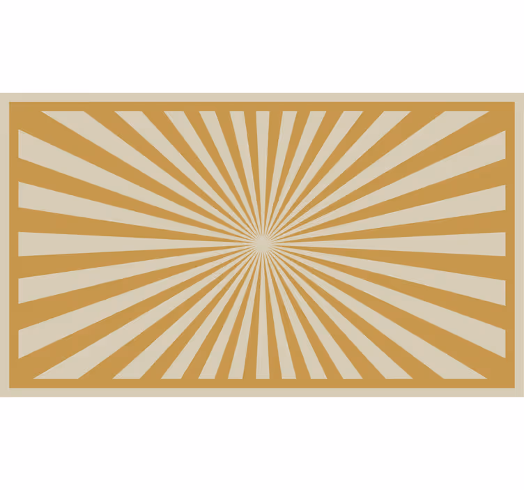 Rolo zavjese smeđa i tepih sunburst - TenStickers