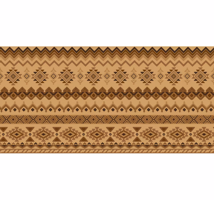 Rolo zavjese smeđa s etničkim kilim dizajnom - TenStickers
