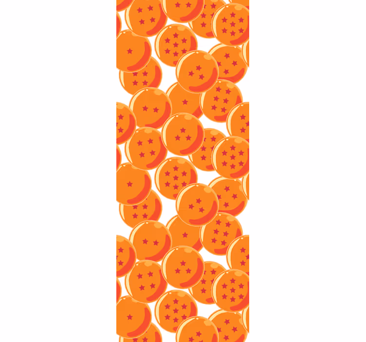 Rolo zavjese naranča kuglice zmajeva - TenStickers