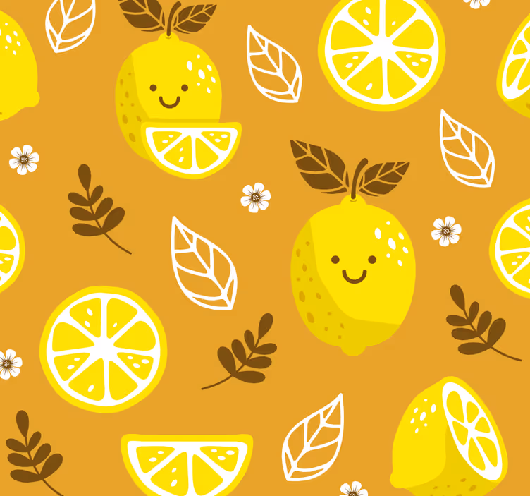 Rolo zavjese naranča nasmijane limunade - TenStickers