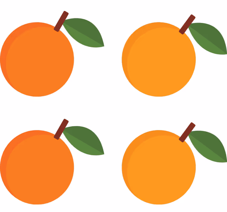 Rolo zavjese naranča elegantne narančaste naljepnice - TenStickers