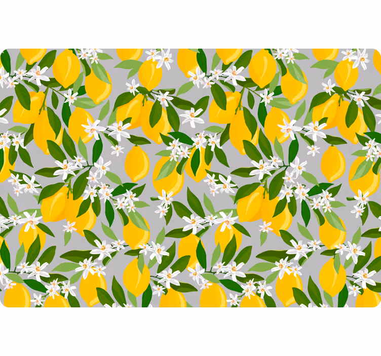 Rolo zavjese naranča za lemon tree prijenosnik - TenStickers