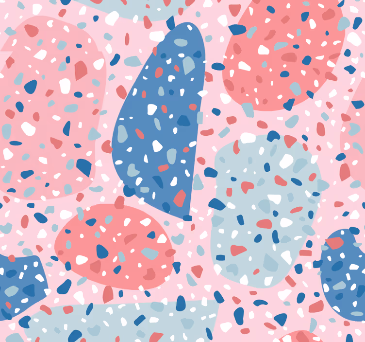 Rolo zavjese tinejdžerski pink terrazzo - TenStickers