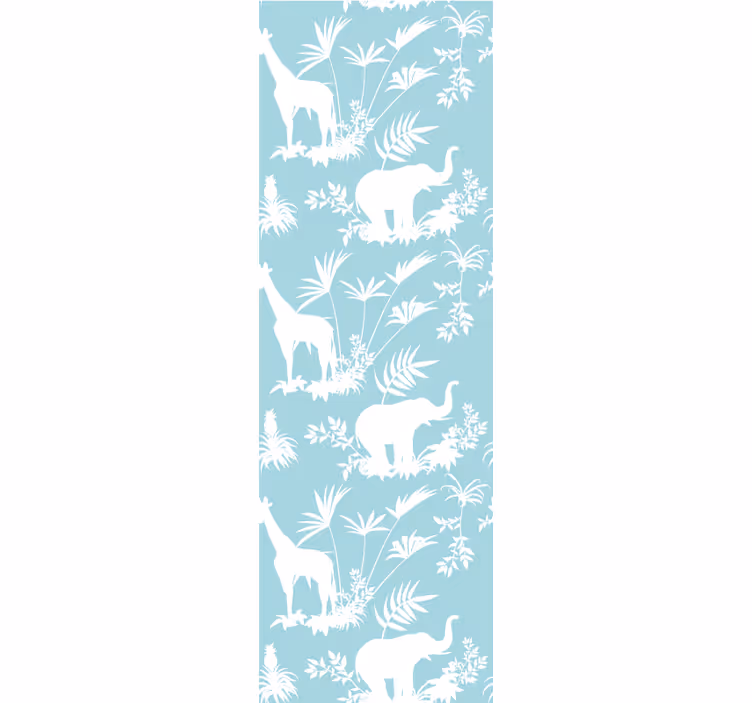 Rolo zavjese klasična uzorak jungle toile vintage - TenStickers