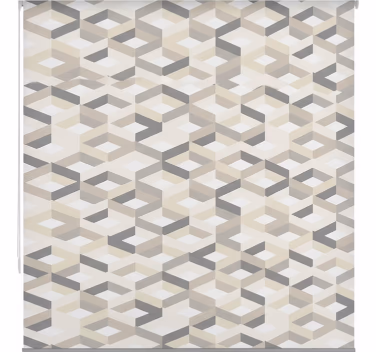 Rolo zavjese kupaonica minimalističke geometrije - TenStickers