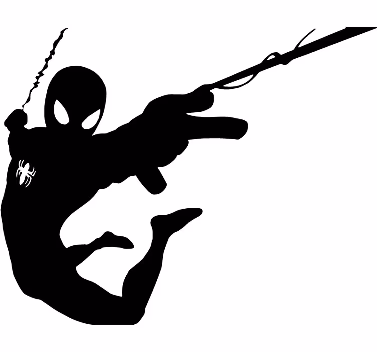 Rolo zavjese superheroji silueta spidermana - TenStickers