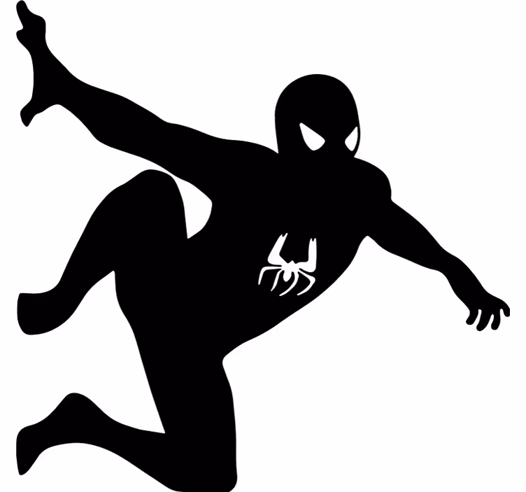 Rolo zavjese superheroji spiderman na zidu - TenStickers
