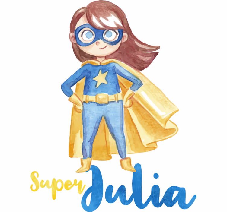 Rolo zavjese superheroji personalizirane za djevojčice - TenStickers