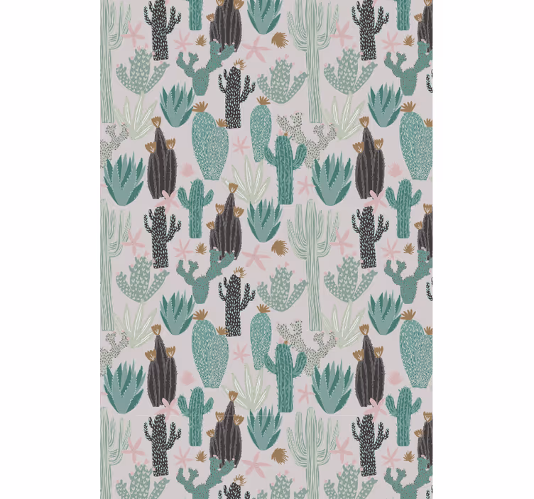 Rolo zavjese kaktus saguaro spokojna scena - TenStickers