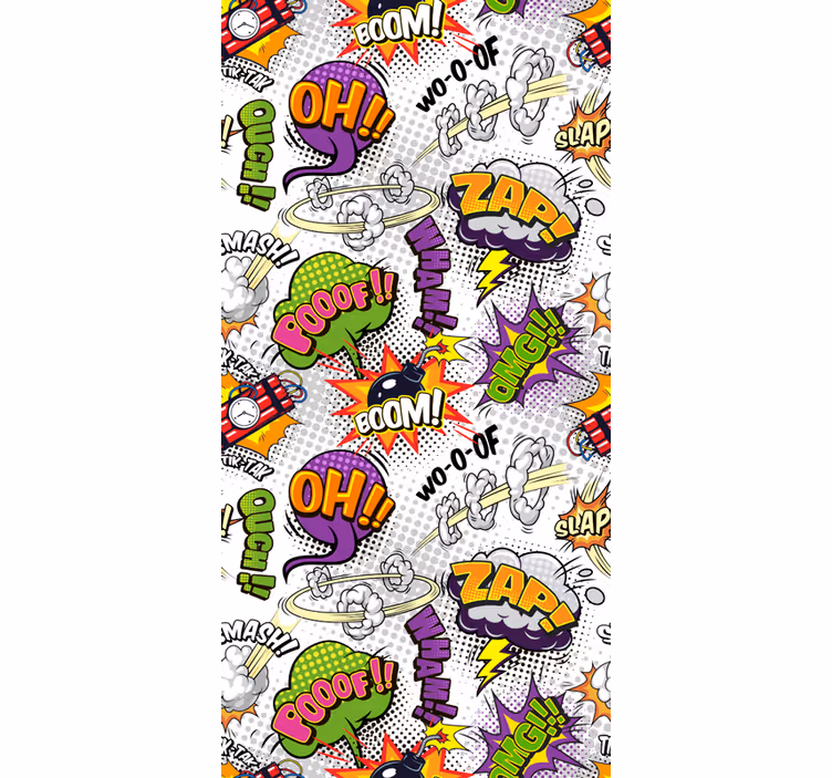 Crtani obrazac dječji Rolo zavjese - TenStickers