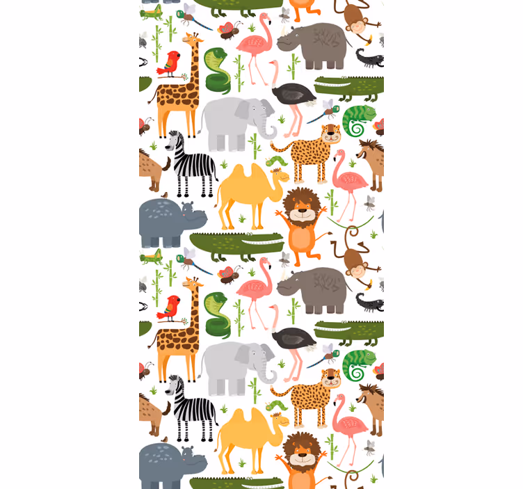 Rolo zavjese životinje safari prijatelji životinja - TenStickers