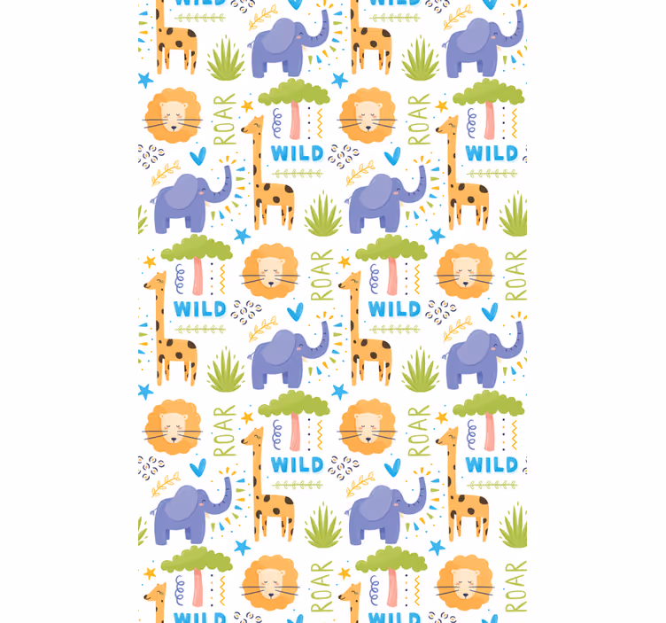 Rolo zavjese životinje uzorci safari životinja - TenStickers