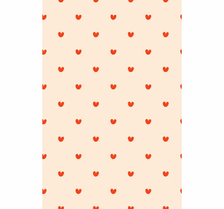 Mala srca romantična Rolo zavjese - TenStickers