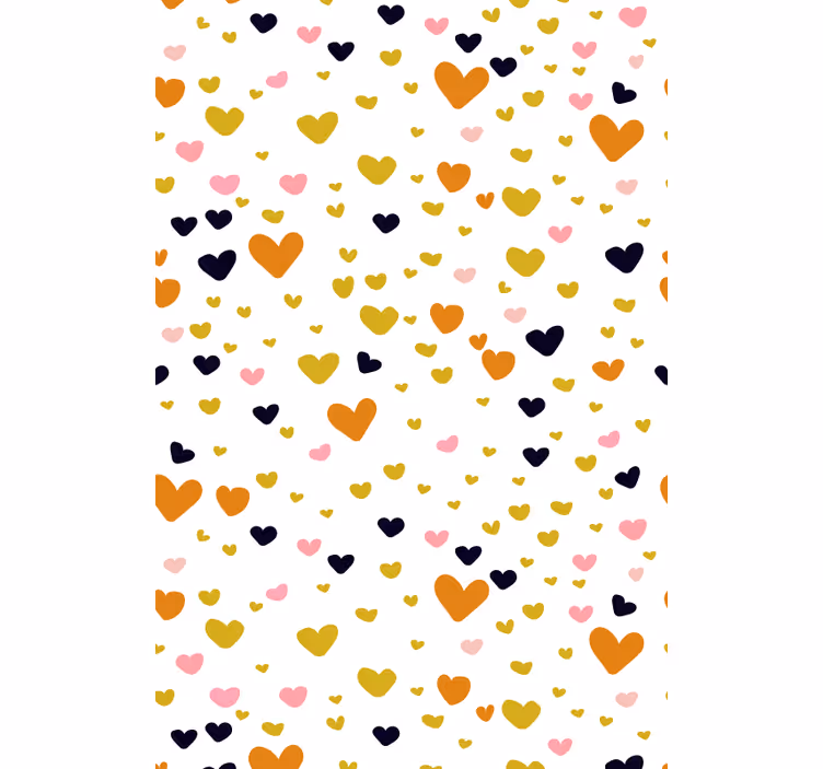 Rolo zavjese romantična nijansa s uzorkom srca - TenStickers