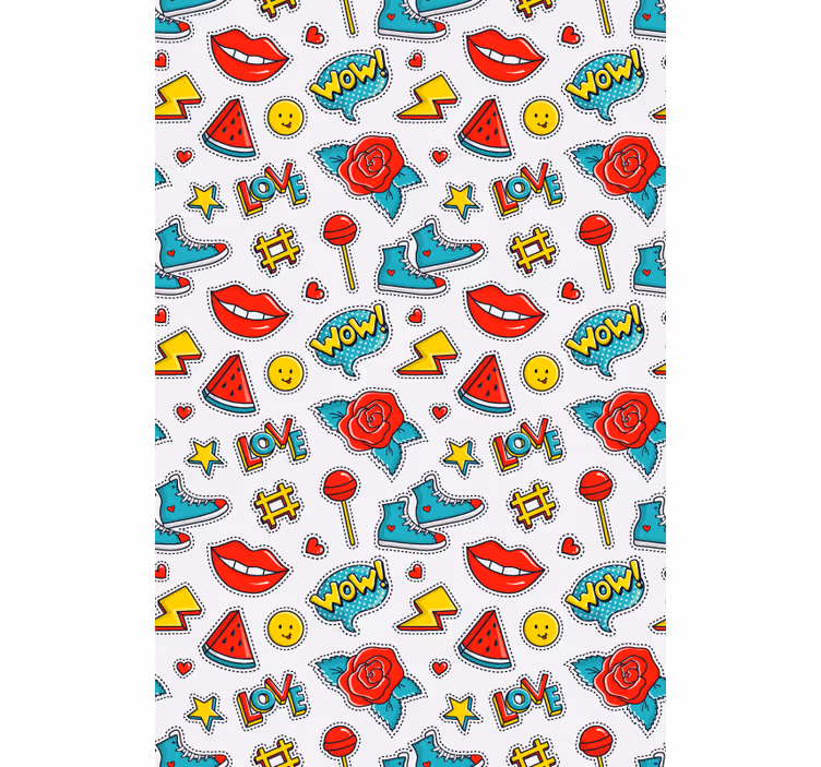 Rolo zavjese zabava obrasci pop kulture - TenStickers