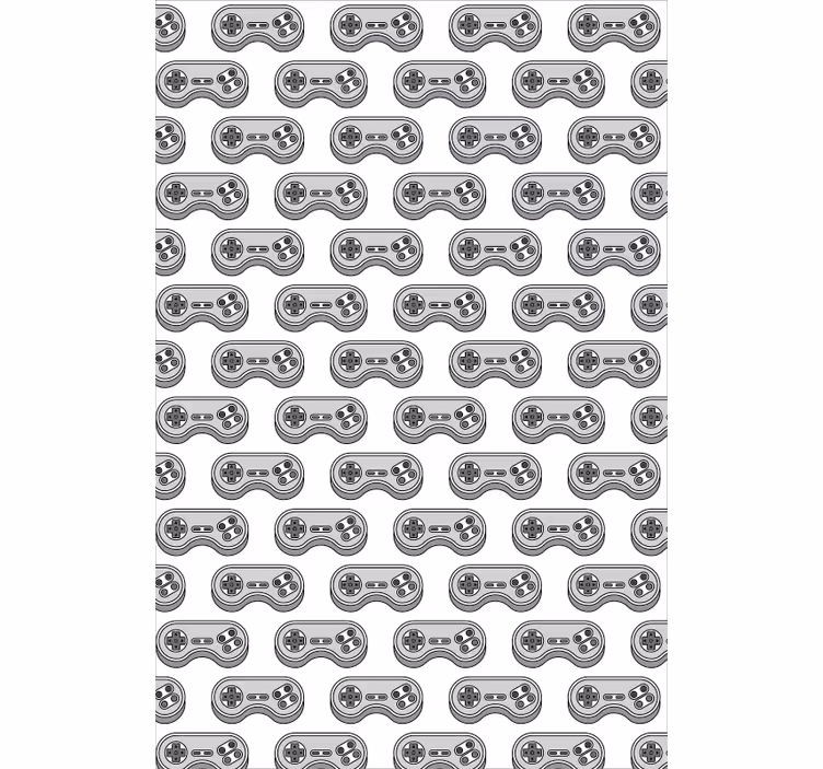 Siva daljinska konzola geek zavjesa - TenStickers